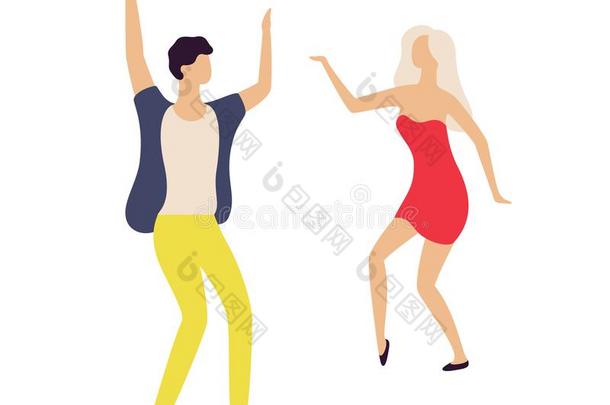 对跳舞采用俱乐部,Party采用g男人和女人