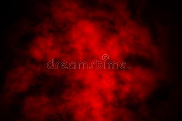 红色的烟阶段工作室.抽象的雾质地在上铺或盖