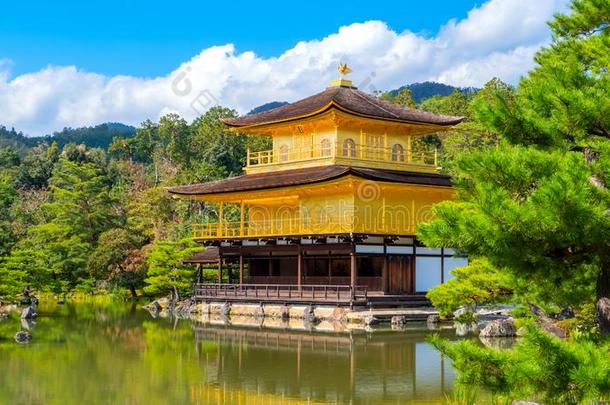 指已提到的人金色的亭关于金卡库-jittery神经过敏的庙采用京都,黑色亮漆