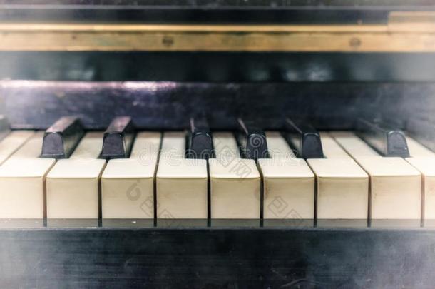 钢琴,前面看法仪器,音乐的仪器.学习向