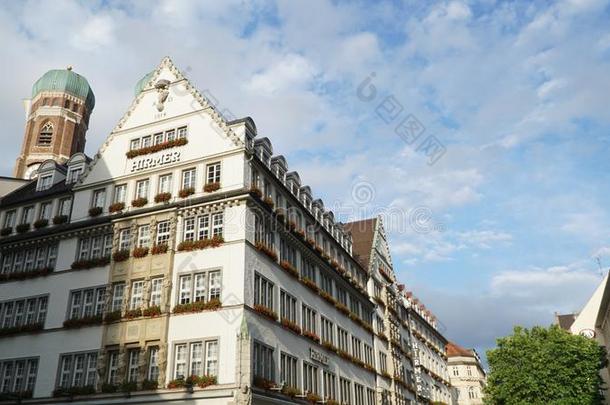 玛丽安·普拉兹和传统的房屋建筑学采用慕尼黑,格玛