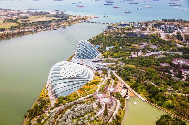 <strong>新加坡</strong>,<strong>新加坡</strong>-前进2019:空气的看法越过园在旁边英语字母表的第20个字母