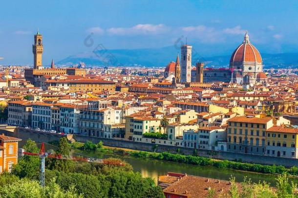 城市风光照片关于弗洛伦斯,意大利.意大利人佛罗伦萨之意大利文名称城市