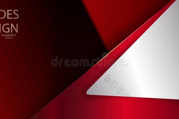 抽象的红色的具脐状突起的背景和白色的角落,框架