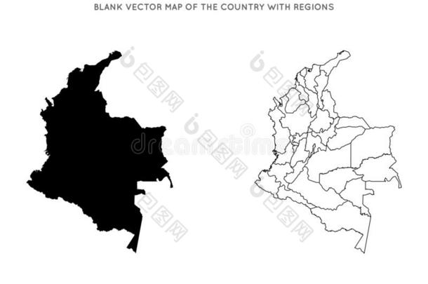 哥伦比亚地图.