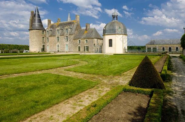 城堡design设计弓箭手英文字母表的第19个字母Ã©vignette简介Ã©,布列塔尼,法国