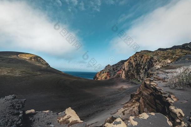 看法越过capelinhos公司火山,灯塔关于上侧桥dosage剂量capelinhos公司