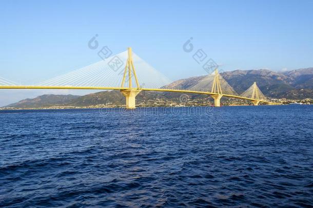 缆绳-停留悬浮桥人行横道科林斯湾科林斯<strong>地峡</strong>海湾海峡,groundreconstructionequipment地平面再现设备