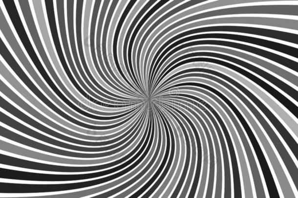 灰色的催眠术的抽象的有条纹的涡流背景设计