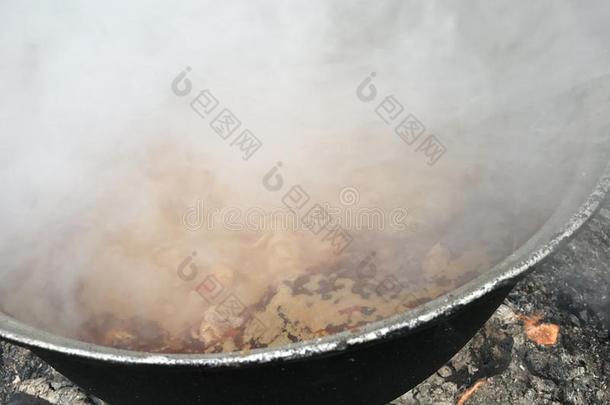 烹饪术匈牙利<strong>红</strong>烩牛肉采用大锅,在外面,采用一c一mpsite