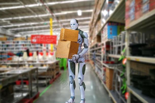 聪明的机器人科技保存盒工厂代替关于人