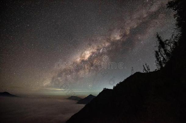 像牛奶的道路星系采用清楚的夜天.指已提到的人像牛奶的道路是（be的三单形式是（be的三单形式一b一rred