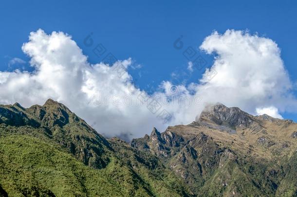 风景和绿色的深的山谷,阿普<strong>利马</strong>克河峡谷,<strong>秘鲁</strong>