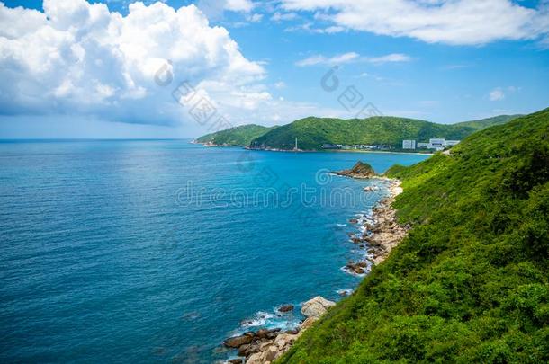 海岸风景,萨尼亚,海南海南省份,中国,一Tropic一l巡回演出