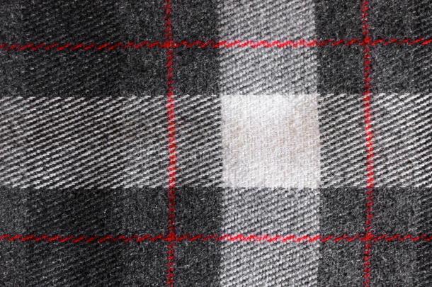 地毯彩格呢采用灰色-红色的有条纹的
