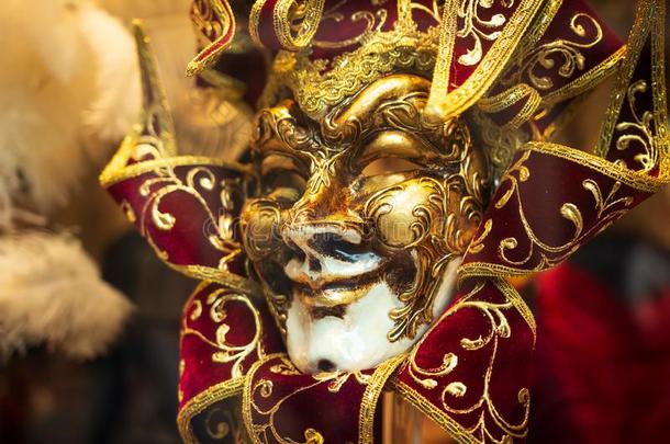 威尼斯狂欢节面具为著名的节日的庆祝,意大利