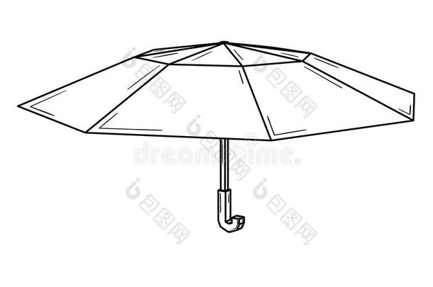 敞开的雨伞通常用过的同样地一r一in保护