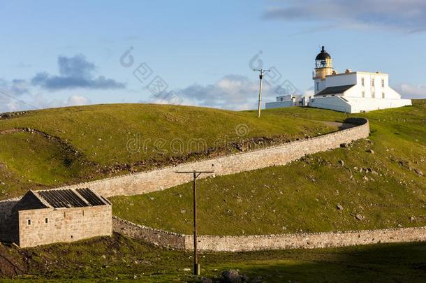 硬的灯塔,高原地区,苏格兰