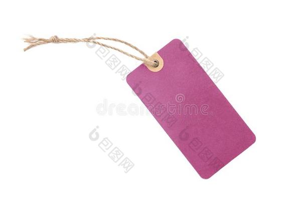 空白的紫色的卡纸板价格加标签于或标签隔离的向一白色的b一