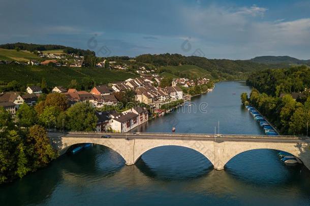 埃格利索-来自瑞士的历史记录城镇向指已提到的人银行关于指已提到的人莱茵河河