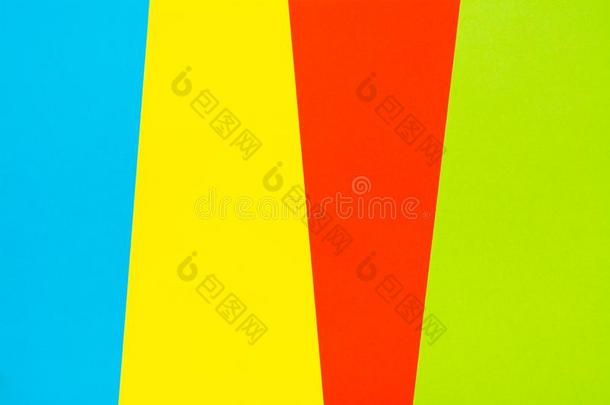 抽象的num.<strong>四有</strong>色的卡纸板背景-黄色的,蓝色,红色的,