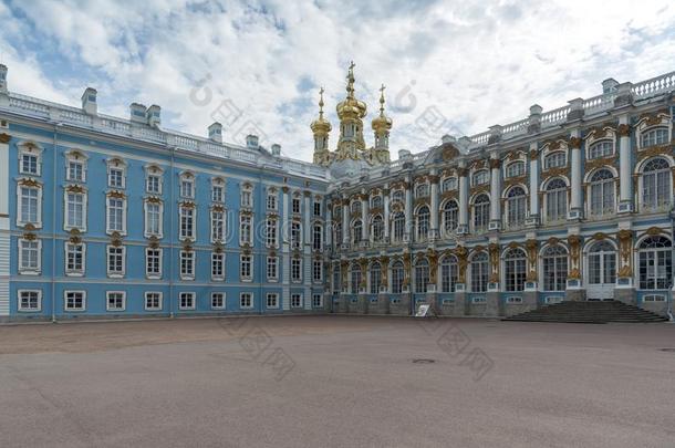 正面关于凯瑟琳宫SaoTomePrincipe圣多美和普林西比彼得斯堡俄罗斯帝国
