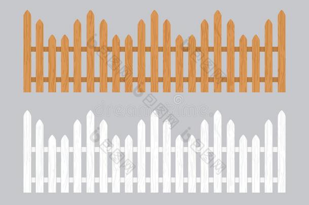 木制的栅<strong>栏说明</strong>.农场木材墙院子,漫画花园.