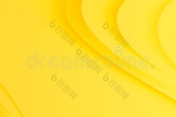 黄色的曲线和波抽象的背景,现代的num.一线索用绳子拖的平底渡船