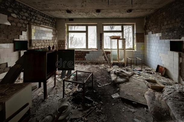 被放弃的房间采用破坏医院