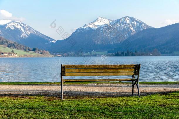 看法向施利尔塞湖采用Spr采用g拜恩州,巴伐利亚,德国