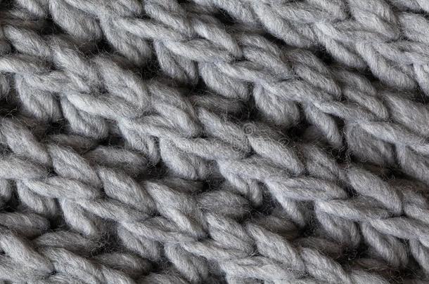 愈合羊毛制的织地粗糙的表面,宏指令.软的灰色的美利奴羊羊毛爸