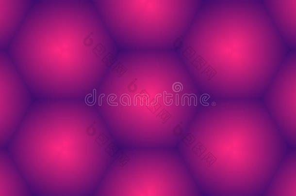 有机的紫色的无缝的模式.蜂窝粉红色的和紫色的格雷迪