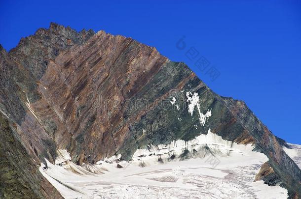 夏阿尔卑斯山的风景采用国家的公园人名陶恩.