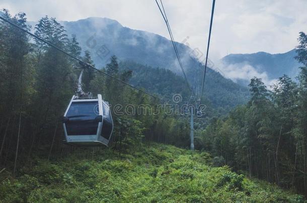 缆绳cablerelaystati向s电缆继电器站向明月山,江西,中国