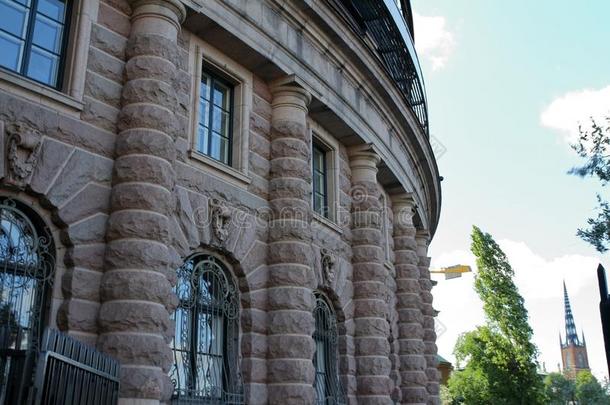 王国的和政府的宫采用斯德哥尔摩
