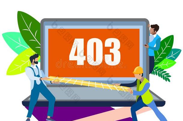 错误403.采用极简抽象艺术的方式.平的等大的光栅illustrati