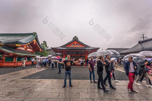 京都-aux.可以28,2019:日本的神道教圣地关于<strong>福</strong>希米伊纳里采用京都,英语字母表的第10个字母