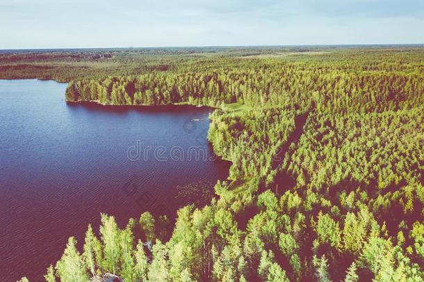 空气的看法关于库伦拉卡国家的公园.土尔库.芬兰.北欧人