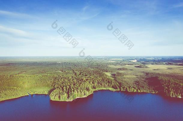 空气的看法关于库伦拉卡国家的公园.土尔库.芬兰.北欧人