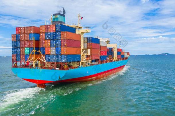 容器船离开指已提到的人工业的港口,Im港口和ex港口日分