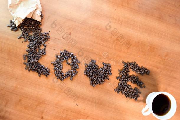 爱咖啡豆.家使咖啡豆和咖啡豆豆