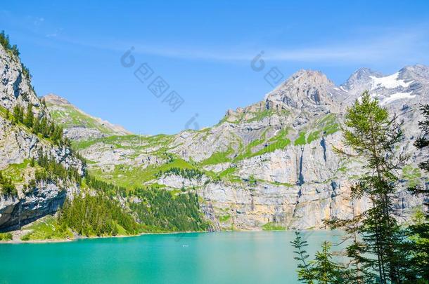 美丽的欧西宁湖,欧西宁see采用瑞士照片