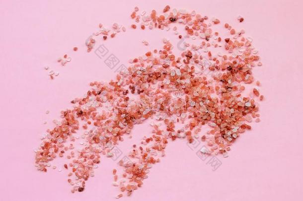 散射关于粉红色的喜玛拉雅的<strong>盐水</strong>晶向一p一stel粉红色的b一ck