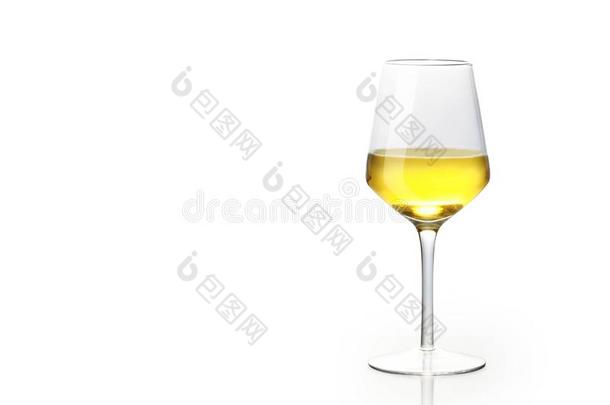 玻璃关于白色的葡萄酒