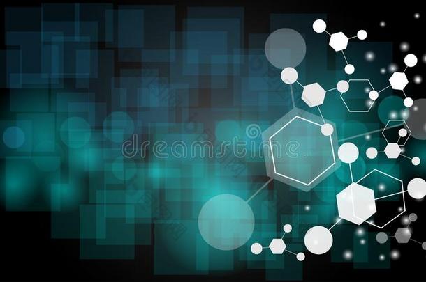 医学的科学和分子连接的同时同样地遗传的侦探