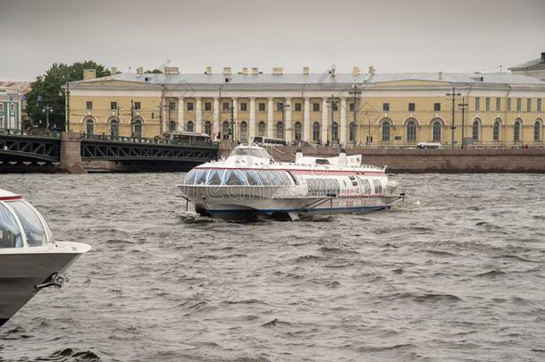 水翼船向指已提到的人涅瓦河河采用SaoTomePrincipe圣多美和普林西比彼得斯堡俄罗斯帝国