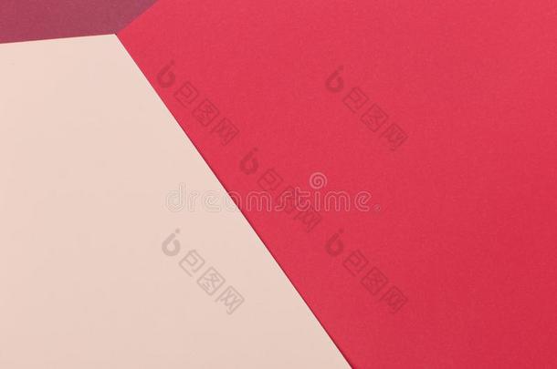 纸光米黄色,col.紫红色,红色的空的背景,用几何学