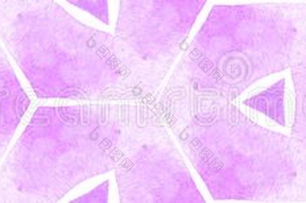 紫罗兰紫色的制动火箭无缝的边纸卷.几何学
