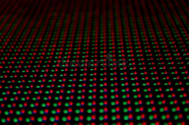 抽象的红色的和绿色的数字的光显示屏背景