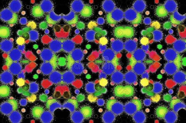 无缝的无尽的反复的明亮的装饰关于许多-有色的geometry几何学